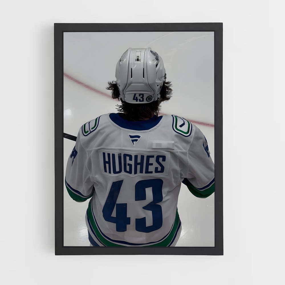 Poster Élan Glacé – affiche Hockey sur glace (vue 2)